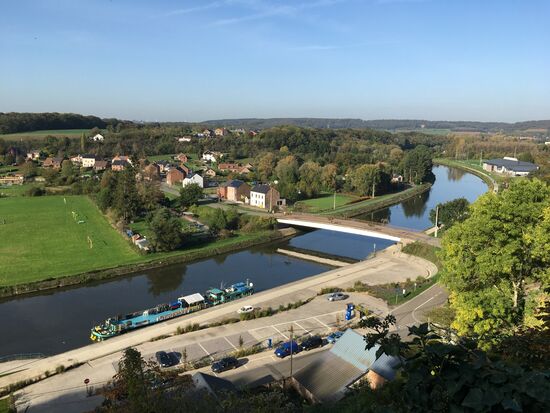 Blick auf das Sambre-Tal