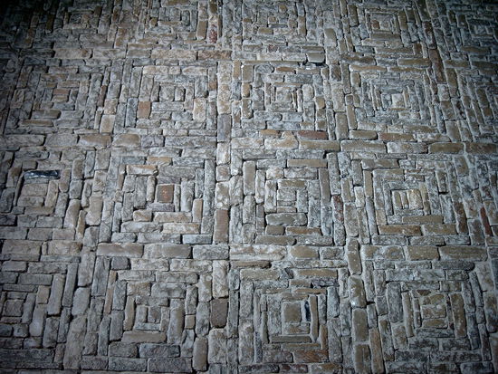 Fußbodenmosaik im großen Saal