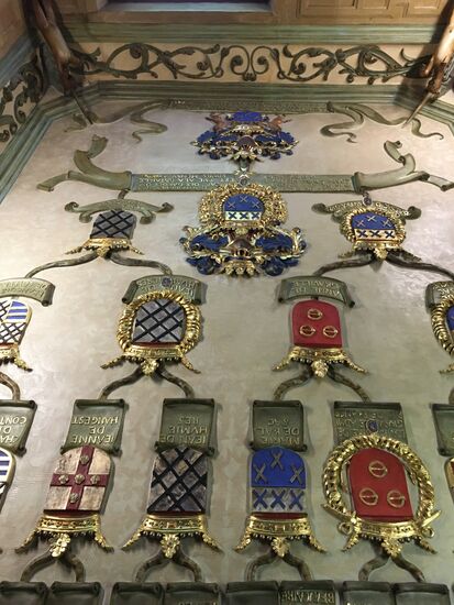 Stammbaum an der Decke