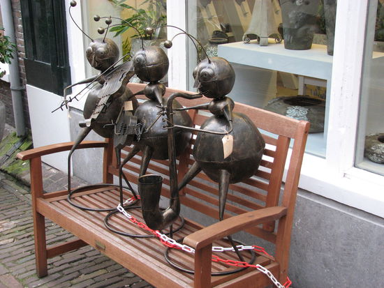 wie die musizierenden Blechtiere