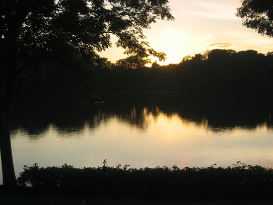 Abendstimmung an den Fischteichen