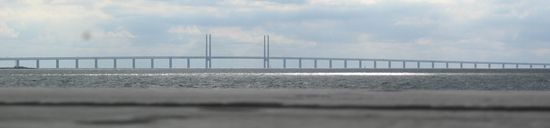 13,5 km lang - die Öresund-Brücke