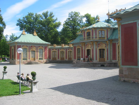 chinesischer Pavillion im Schloßgarten