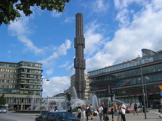 im modernen Stadtviertel