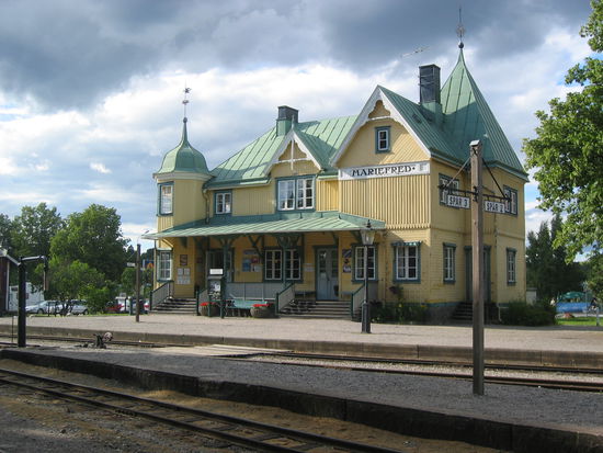 Bahnhof der Dampfeisenbahn