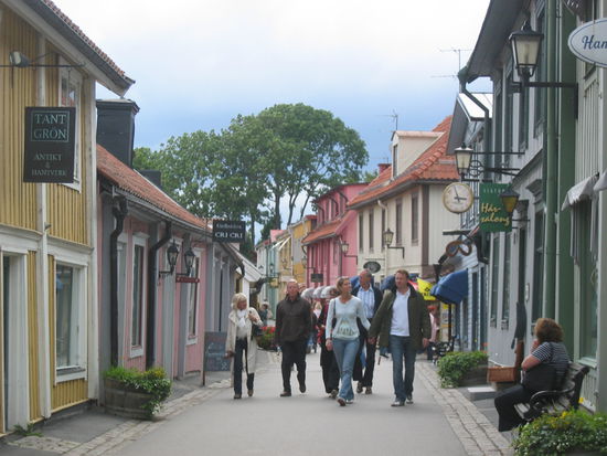 Hauptstrasse von Sigtuna - beliebt bei allen Touristen