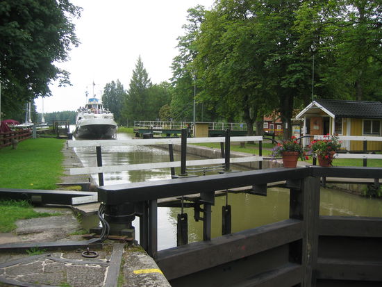 Halstorp-Schleusen am Götakanal