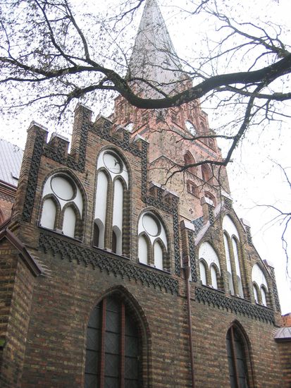 St.Petri-Kirche - Anklänge an norddeutsche Backsteingotik