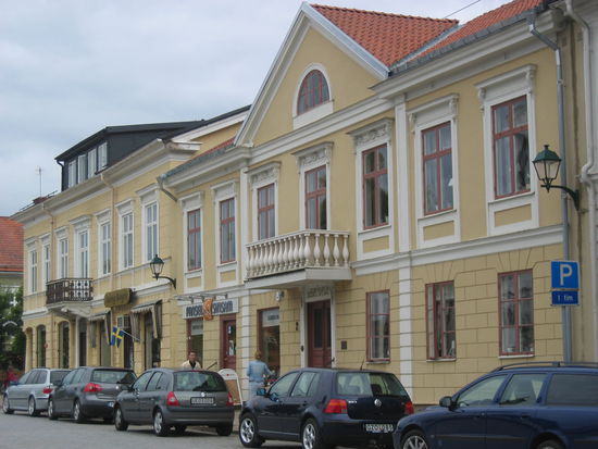 verputzte Holzhäuser