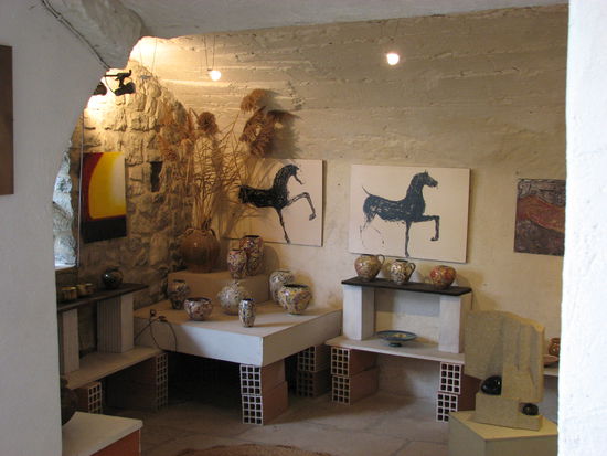 Ausstellungsräume des Töpfers
