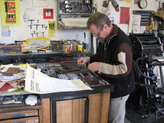 bis zu aktuellen Druckarbeiten ist alles vertreten.