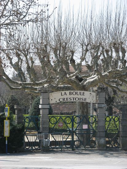 und den obligatorischen Bouleplatz