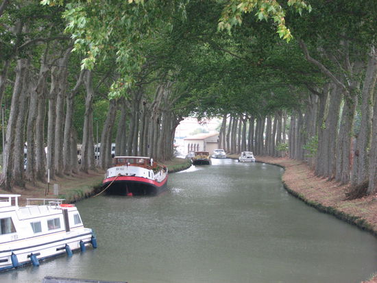 Stellplätze an der Schleusen von Trèbes