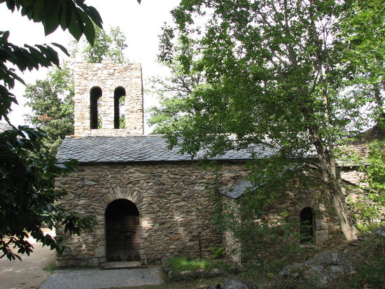auf halber Strecke eine kleine Kapelle