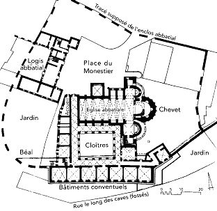 Lageplan von Caunes-Minervois