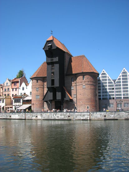 Das Krantor - weltbekanntes Wahrzeichen der alten Hansestadt Danzig