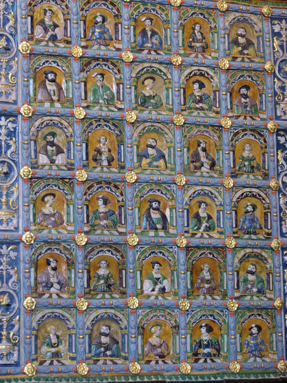 einige der 268 Kacheln