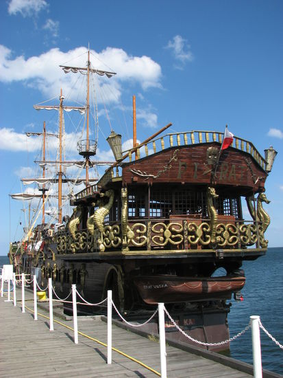 touristisches 'Piratenschiff'