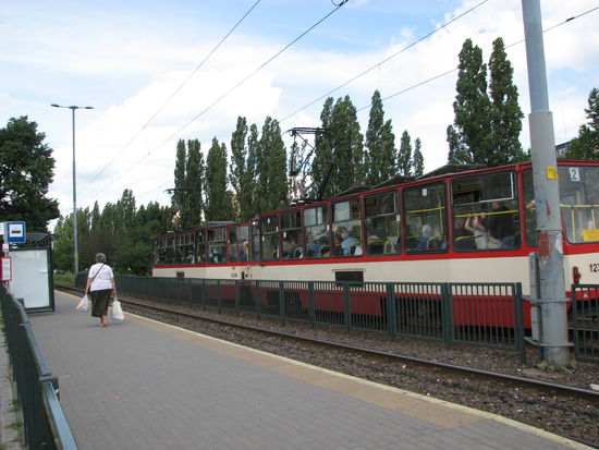 Die Schienen sehen streckenweise abenteuerlich krumm aus. Aber es verkehren neue wie antiquarische Trambahnen auf ihnen.