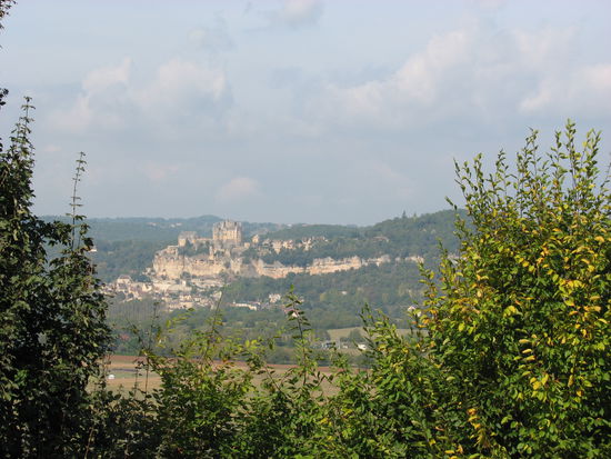 Blick auf Schloß Beynac