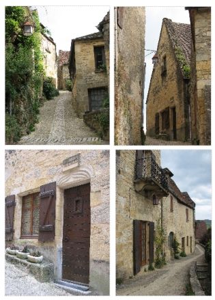 Gassen in Beynac - ähnlich wie in La Roque-Gageac