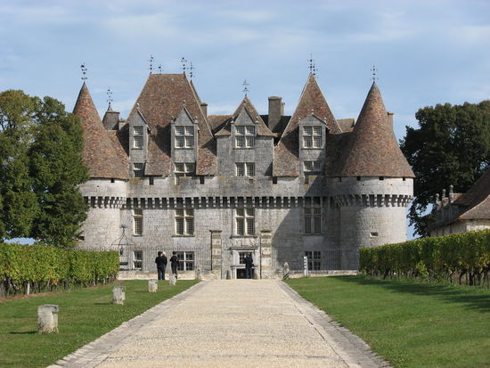 Chateau de Monbazillac - ein Bilderbuchschloß - mitten im Weinberg