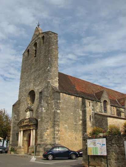 Am höchsten Punkt liegt die eglise notre dame de l'assomption (Nr.16 im Plan)