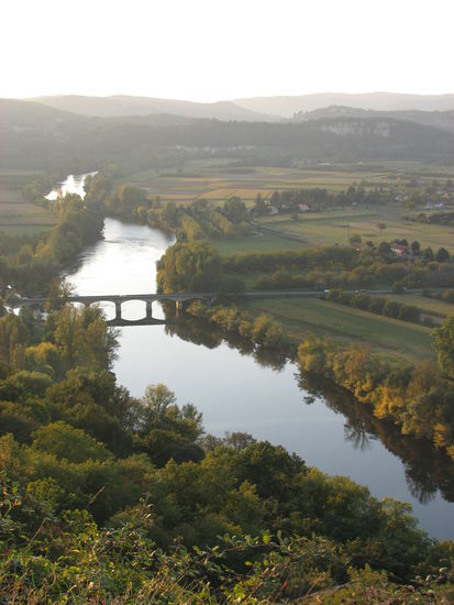Aussicht auf das Dordognetal