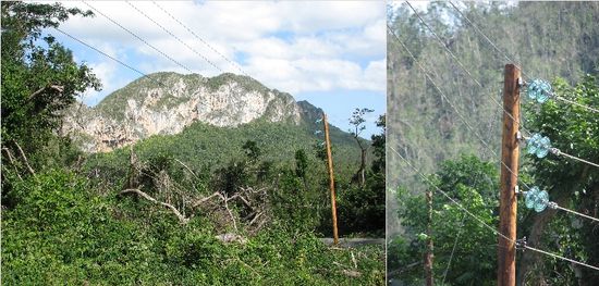 Reparaturen am Stromnetz mit neuesten Isolatoren