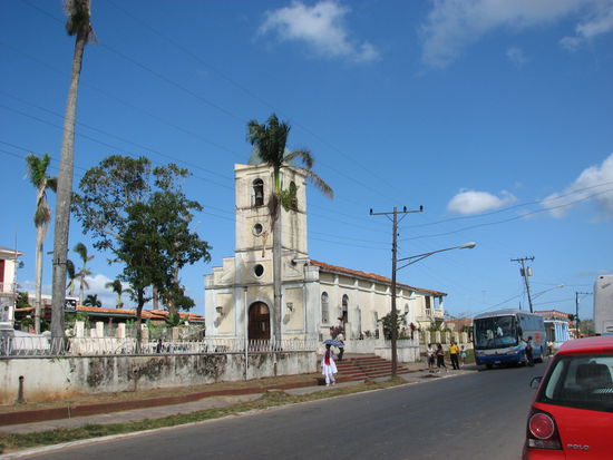 Plaza in der Ortsmitte