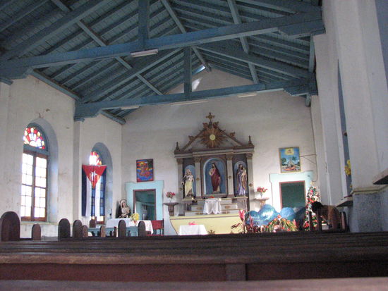 das Kirchengebäude stammt aus dem 19.Jahrhundert