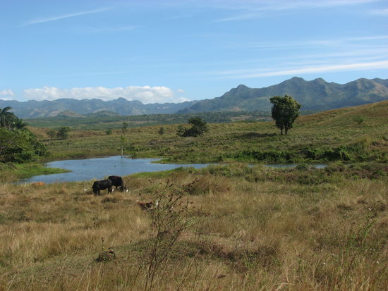 Landschaft zwischen der Sierra del Escambray und der Küste