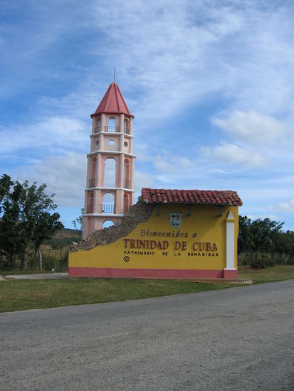 Ortseinfahrt Trinidad