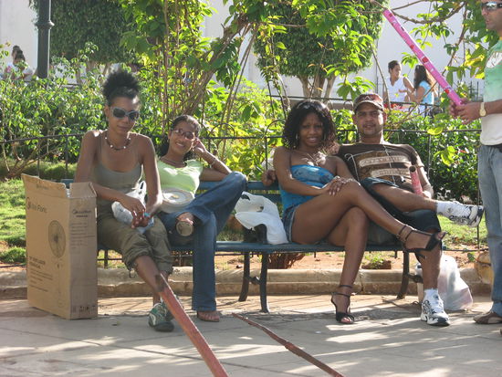 der Parque dient meist Einheimischen als Teffpunkt und für eine Pause.