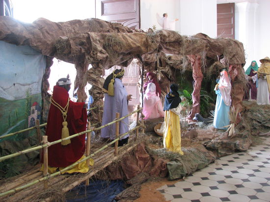 Krippen sind zur Zeit in jeder Kirche zu bewundern