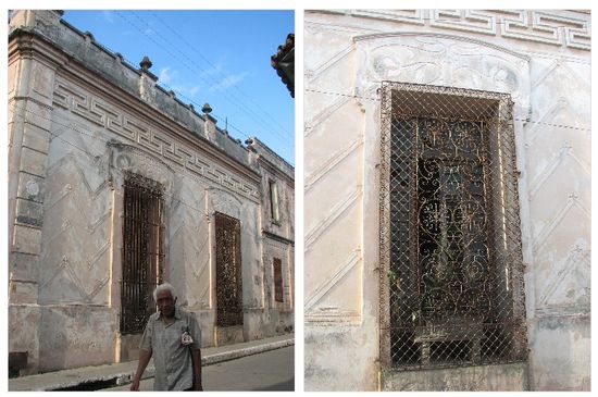 Urnen oder copas findet man auf der ganzen Insel als Dachschmuck. Ebenso die kunstvollen schmeideeisernen Fenstergitter