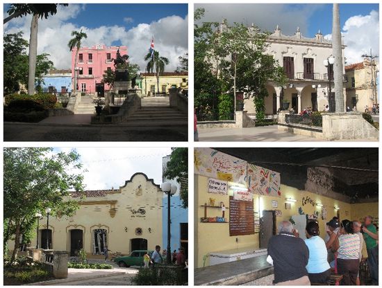 Parque Ignacio Agramonte an der Kathedrale - mit Jugendstilgebäuden und Bar