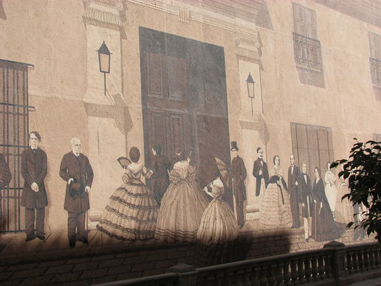 Wandbild mit Persönlichkeiten Havannas