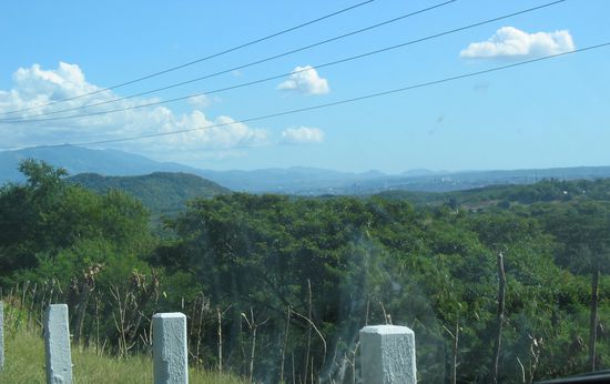 Landschaft vor Santiago