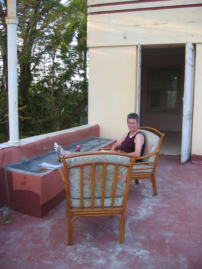 'unsere' Terrasse in der Villa Gaviota