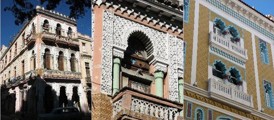 maurische Stilelemente am Hotel Sevilla