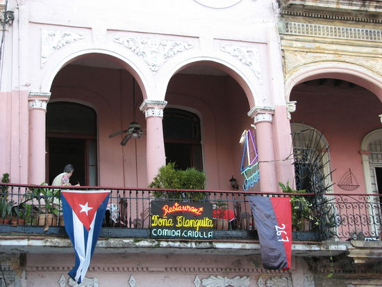 das Restaurant am Prado liegt in der 1. Etage