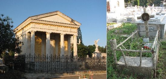 ob griech. Tempel oder Einfachgrab
alles ist vertreten