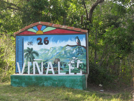 Ortschild Viñales
