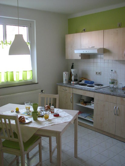 Küche in der Ferienwohnung