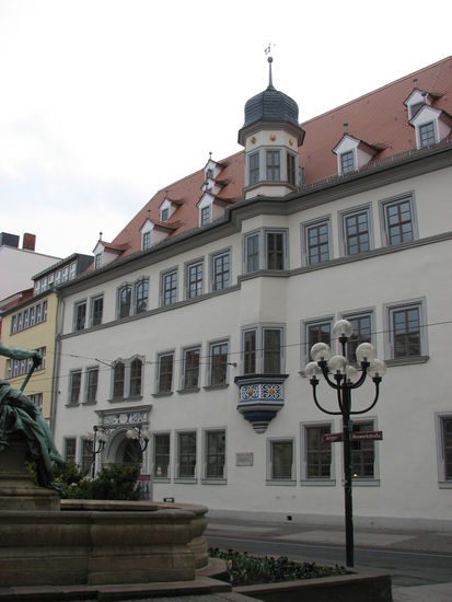 Im Haus Dacheröden trafen sich einst Schiller, Goethe und Humboldt