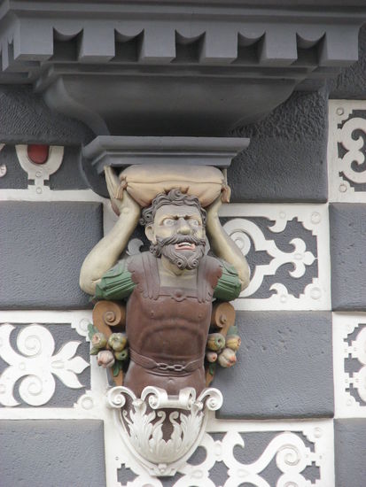 Detail der Fassade