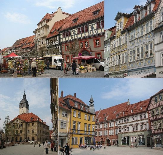 restaurierte Fachwerkhäuser schaffen ein angenehmes Flair in dem kleinen Ort
