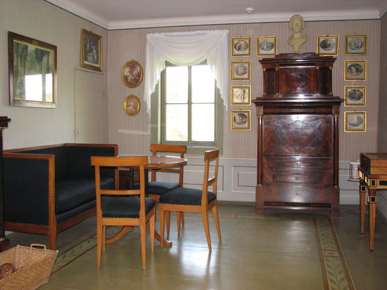 der kleine Salon im Landschloss