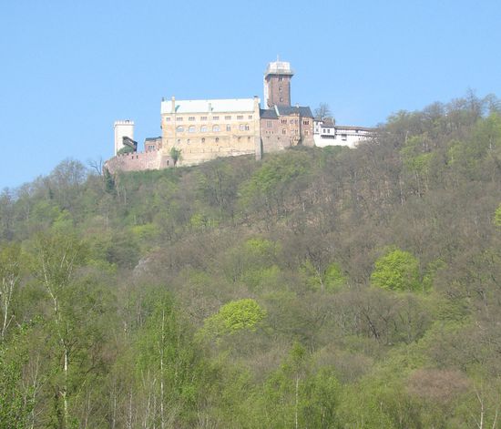 Anstieg auf die Wartburg